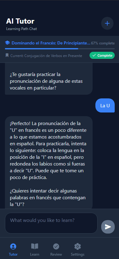 Lesson Interface