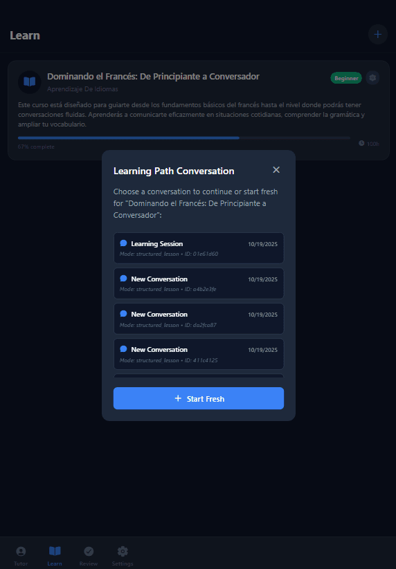 Learning Scheduler
